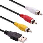 Câble usb vers 3 rca usb mâle vers 3 rca mâles répartiteur audio vidéo av composite pour tv - mac - pc ... Câble usb vers 3 rca usb mâle vers 3 rca mâles répartiteur audio vidéo av composite pour tv - mac - pc ...