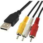 Cble usb vers 3 x rca longueur: 1. 5m