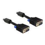 C�ble vga delock - 2m - connecteur hd - 15 (m) - perle en ferrite