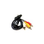 Cble vido av - sega - megadrive 2 - 1m80 - filaire - noir