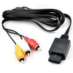 Cble vido - nintendo - super nes - longueur 1. 8 m - connectique rca - compatible n64 et gamecube