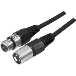 Cable xlr male femelle 1m