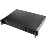 Cablemarkt - bo�tier de montage en rack 19 noir ipc mini - itx 15u 2x35 ou 2x25 profondeur 280 mm