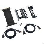 Cablemod support de carte graphique vertical avec c�ble de montage pcie x16 0000000 noir