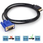 Cabling 2m hdmi mle vers vga mle d - sub hd 15 broches m - m adaptateur connecteur cble pour cran ...