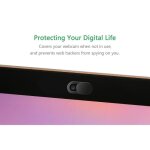 Cabling webcam cover texture mate par [3 pack] slider cache camra cover pour macbook pro ordinateur ...