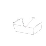 Cache inf�rieur pour chaudi�re semia condens - saunier duval - 0020220088