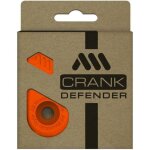 Cache manivelle - protection pour p�daliers - v�lo - vtt - orange - crank defender