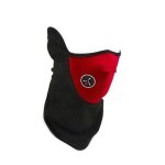 Cache nez masque tour de cou polaire rouge lik452