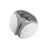 Cache - oreilles - mixte - tricot - hiver - blanc - taille m