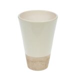 Cache pot belga ivoire 19 cm - amadeus