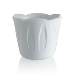 Cache - pot - mimosa - d 30 cm - blanc