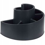 Cache - pot spirale poly�thyl�ne noir 54x45x34cm