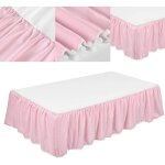 Cache sommier pour lit bébé 28x 52jupe de lit à volants pour lit bébéjupes de literie en microfibre pour ... Cache sommier pour lit bébé 28x 52jupe de lit à volants pour lit bébéjupes de literie en microfibre pour ...