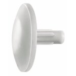 Cache - vis blanc pour vis auto - taraudeuses - lot de 100 plastique frais�e � fente