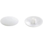Cache - vis - vynex - n�2 - plastique - blanc - lot de 30
