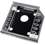 Caddy adaptateur - akyga - hdd ssd 25 - compatible 2 to - mont� dans baie 13 mm - noir