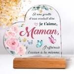 Cadeau anniversaire maman plaque acrylique grave cadeau pour maman personnalis nol cadeau de fte ...