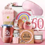 Cadeau danniversaire 50 ans pour femme id�e cadeau pour ses amis s?urs �pouse meilleure amie maman panier ...