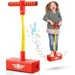 Jouet - pogo stick - ballon sauteur - rouge - pour enfants 3 - 12 ans - activit�s ext�rieures