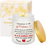 Cadeau pour hommes femme cadeaux de couple bougie parfum�e no�l anniversaire mariage saint valentin id�es ...