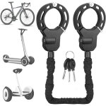 Cadenas antivol velo electrique avec cl�schaine menotte bike lock pour trottinette �lectriquemoto