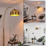 »caderzone« lampadaire en métal / marbre en couleur laiton / noir ampoule(s) non incluse(s) »caderzone« lampadaire en métal / marbre en couleur laiton / noir ampoule(s) non incluse(s)