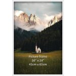 Cadre 40x60 blanc avec cadre en aluminium cadre photo 40x60 pour les impressions les affiches les ?uvres ...