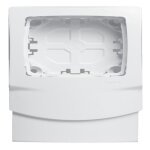 Cadre appareillage - legrand - dlplus - blanc - 1 poste - paisseur 125 mm