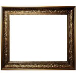 Cadre baroque or tr�s bien d�cor� 917 oro vides cadre 40x50 cm