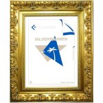 Cadre baroque or fin d�cor� 979 oro 50x70 cm cadre interchangeable