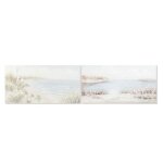 Cadre décoratif - non spécifié - 140 x 37 x 70 cm - ambiance plage méditerranéenne - 2 unités Cadre décoratif - non spécifié - 140 x 37 x 70 cm - ambiance plage méditerranéenne - 2 unités