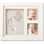Cadre empreintes bb kit empreinte de main et de pied de bb cadre photo souvenirs mmorable pour enfants ...