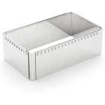 Cadre � entremets - de buyer - inox - extensible - 215 x 115 x 75 cm (max 40 x 21 x 75 cm) - gris