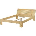 Cadre de lit adulte pin naturel 140x200 design moderne avec t�te de lit sans sommier 60. 67 - 14 - tinaor ...