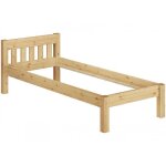 Cadre de lit enfant style contemporain pin massif naturel 90x190 sans literie 60. 38 - 09 - 190or