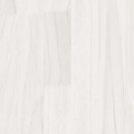 Cadre de lit - jills - design contemporain - blanc bois de pin massif - 140x190 cm Cadre de lit - jills - design contemporain - blanc bois de pin massif - 140x190 cm