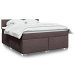 Cadre de lit avec matelas - maison exclusive - 180x200 cm - sommier � lattes - ressorts ensach�s
