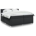 Cadre de lit avec matelas - maison exclusive - 200x200 cm - similicuir - lumi�res led personnalisables ...