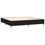Cadre de lit - décoshop26 - 200x200 cm - tissu noir - 2 places - design contemporain Cadre de lit - décoshop26 - 200x200 cm - tissu noir - 2 places - design contemporain
