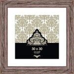 Cadre photo - nielsen design - vintage - 30x30 cm - bois marron - d�coration murale