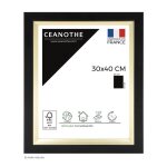 Cadre photo 30x40 cm ceanothe - noir actual