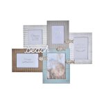 Cadre photo - beach - bois marin - 51 x 2 x 405 cm - blanc - rectangulaire Cadre photo - beach - bois marin - 51 x 2 x 405 cm - blanc - rectangulaire