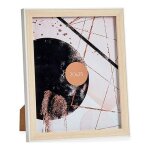 Cadre photo - blanc - plastique - verre - 20 x 25 cm Cadre photo - blanc - plastique - verre - 20 x 25 cm