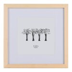 Cadre photo - casa chic - 20 x 20 cm - bois massif - vitre en verre tremp� - passe - partout inclus