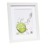 Cadre photo - deknudt frames - s66kf1 - p1 - bois / mdf blanc - 30x40 cm - contemporain
