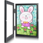 Cadre photo - enfant - interchangeable - ouverture frontale - noir - 35x25cm Cadre photo - enfant - interchangeable - ouverture frontale - noir - 35x25cm