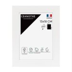 Cadre photo 13x18 cm ceanothe - blanc eternel