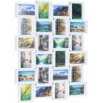Cadre p�le - m�le 24 photos blanc 13 0000591
