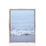 Cadre photo - cadre  joints dombre - vintage - 75x98 cm - bois - rectangulaire
